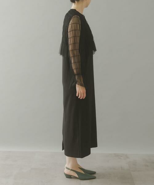 URBAN RESEARCH ROSSO / アーバンリサーチ ロッソ ワンピース | チュールカーディガン×レイヤードワンピース | 詳細17