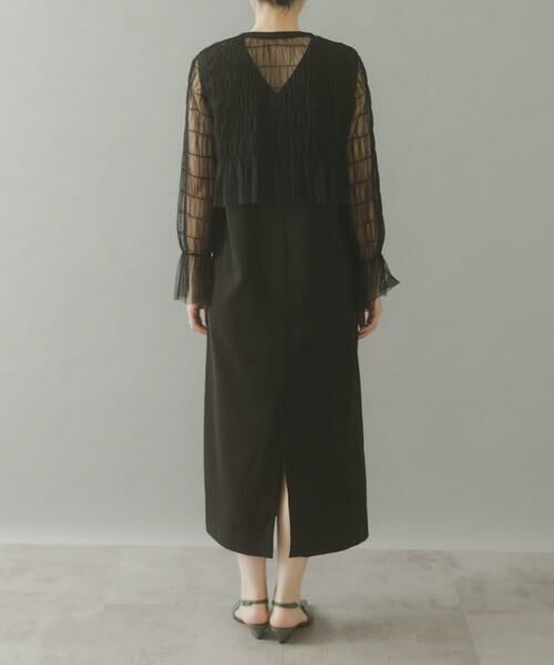 URBAN RESEARCH ROSSO / アーバンリサーチ ロッソ ワンピース | チュールカーディガン×レイヤードワンピース | 詳細18