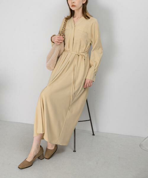 URBAN RESEARCH ROSSO / アーバンリサーチ ロッソ ワンピース | ポケットデザインVネックワンピース | 詳細2