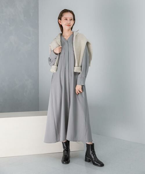 URBAN RESEARCH ROSSO / アーバンリサーチ ロッソ ワンピース | ポケットデザインVネックワンピース | 詳細9