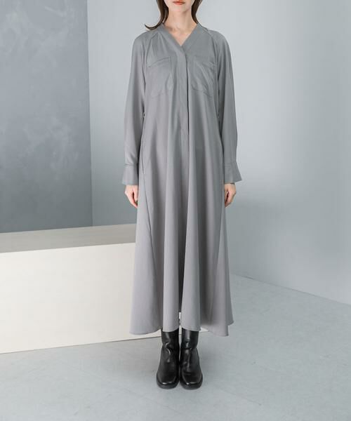 URBAN RESEARCH ROSSO / アーバンリサーチ ロッソ ワンピース | ポケットデザインVネックワンピース | 詳細11