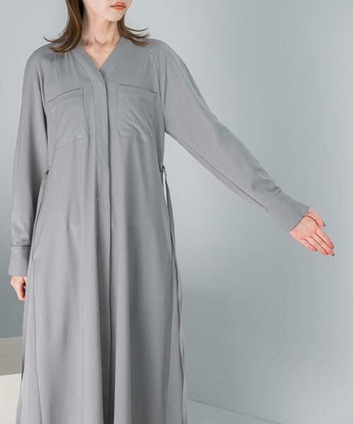 URBAN RESEARCH ROSSO / アーバンリサーチ ロッソ ワンピース | ポケットデザインVネックワンピース | 詳細14