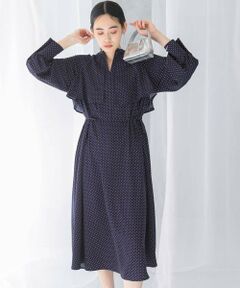 URBAN RESEARCH ROSSO / アーバンリサーチ ロッソ ワンピース | 『WEB限定』ドットプリントケープワンピース