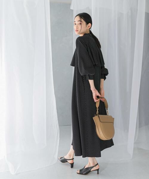 URBAN RESEARCH ROSSO / アーバンリサーチ ロッソ ワンピース | 『WEB限定』ドットプリントケープワンピース | 詳細16