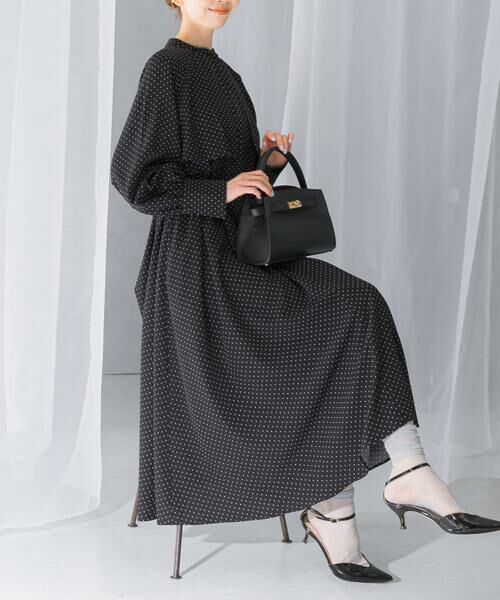 URBAN RESEARCH ROSSO / アーバンリサーチ ロッソ ワンピース | 『WEB限定』ドットプリントケープワンピース | 詳細19