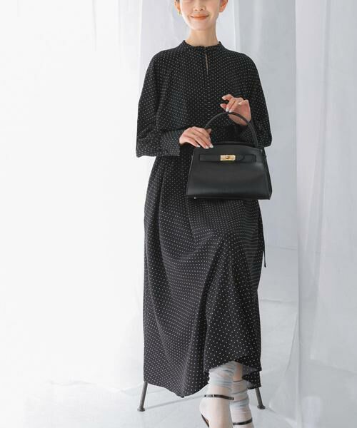 URBAN RESEARCH ROSSO / アーバンリサーチ ロッソ ワンピース | 『WEB限定』ドットプリントケープワンピース | 詳細20