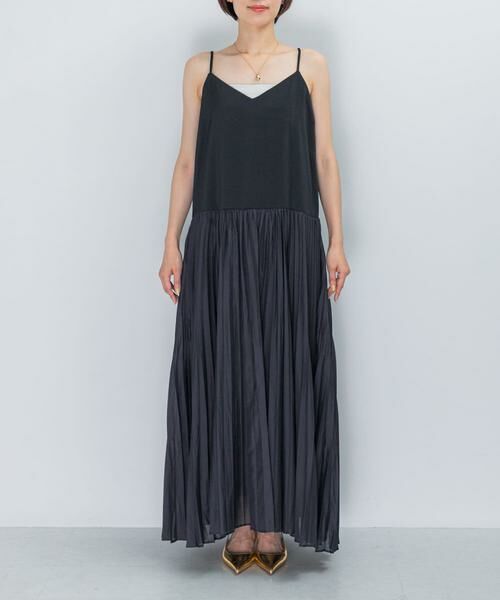 URBAN RESEARCH ROSSO / アーバンリサーチ ロッソ ワンピース | プリーツドッキング2WAYキャミワンピース | 詳細3