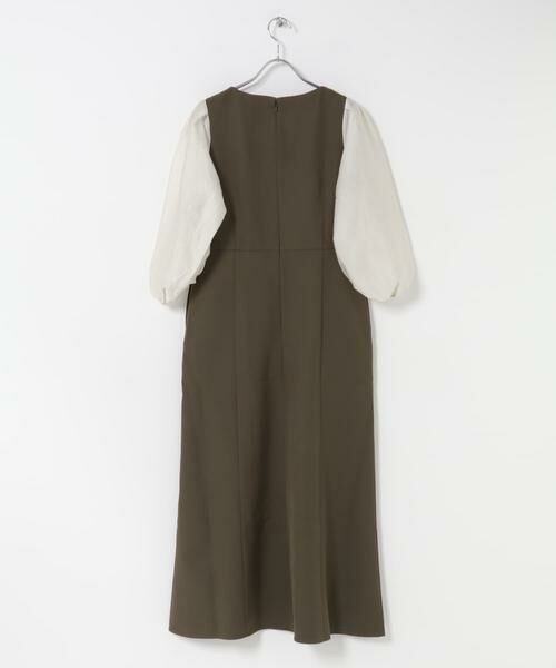 URBAN RESEARCH ROSSO / アーバンリサーチ ロッソ ワンピース | ドッキングスリーブVネックワンピース | 詳細4