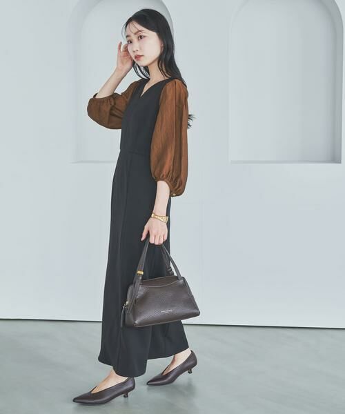 URBAN RESEARCH ROSSO / アーバンリサーチ ロッソ ワンピース | ドッキングスリーブVネックワンピース | 詳細14