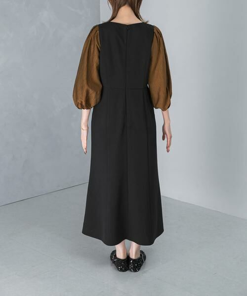 URBAN RESEARCH ROSSO / アーバンリサーチ ロッソ ワンピース | ドッキングスリーブVネックワンピース | 詳細17