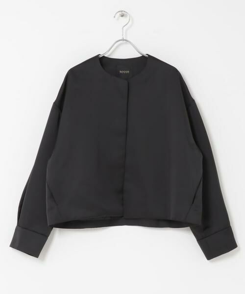 URBAN RESEARCH ROSSO / アーバンリサーチ ロッソ ブルゾン | マットサテンノーカラーブルゾン | 詳細8