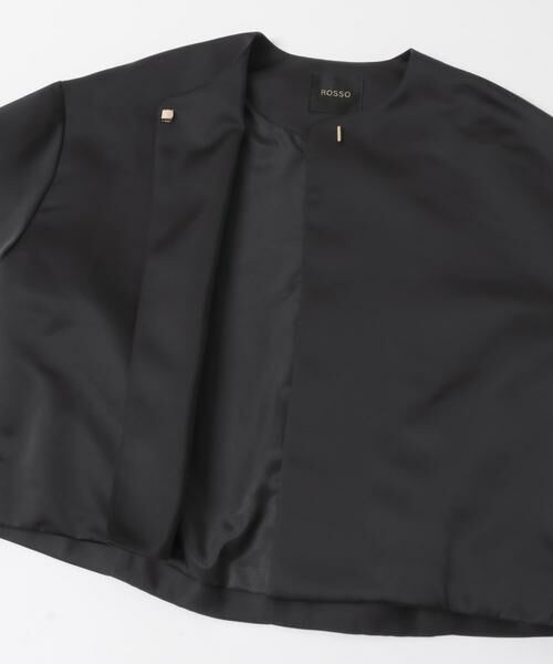 URBAN RESEARCH ROSSO / アーバンリサーチ ロッソ ブルゾン | マットサテンノーカラーブルゾン | 詳細9