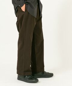 URBAN RESEARCH ROSSO / アーバンリサーチ ロッソ その他パンツ | 『XLサイズあり』ストレッチモールスキン1タックワイドスラックス