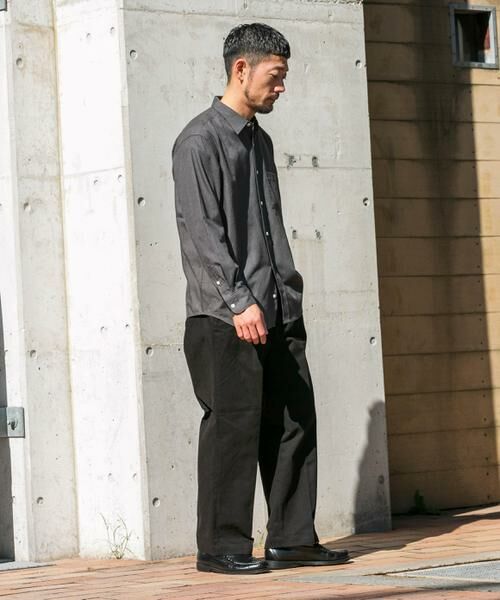 URBAN RESEARCH ROSSO / アーバンリサーチ ロッソ その他パンツ | 『XLサイズあり』ストレッチモールスキン1タックワイドスラックス | 詳細11