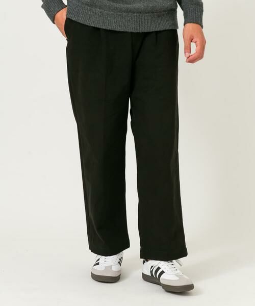 URBAN RESEARCH ROSSO / アーバンリサーチ ロッソ その他パンツ | 『XLサイズあり』ストレッチモールスキン1タックワイドスラックス | 詳細13