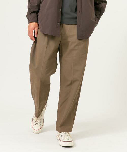 URBAN RESEARCH ROSSO / アーバンリサーチ ロッソ その他パンツ | 『XLサイズあり』ストレッチモールスキン1タックワイドスラックス | 詳細26
