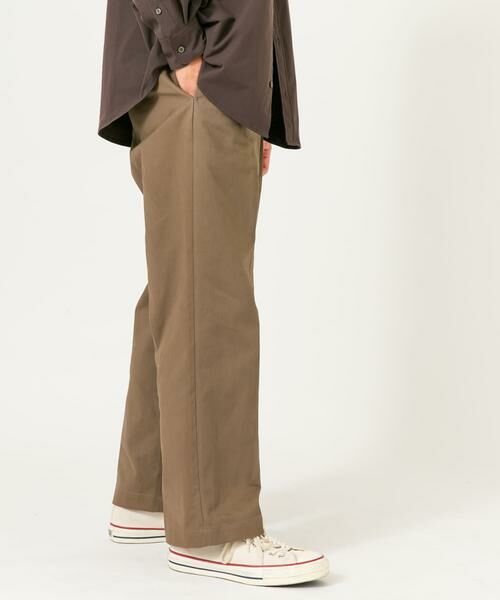 URBAN RESEARCH ROSSO / アーバンリサーチ ロッソ その他パンツ | 『XLサイズあり』ストレッチモールスキン1タックワイドスラックス | 詳細27