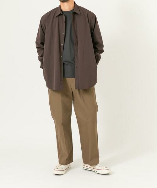 URBAN RESEARCH ROSSO / アーバンリサーチ ロッソ その他パンツ | 『XLサイズあり』ストレッチモールスキン1タックワイドスラックス | 詳細28