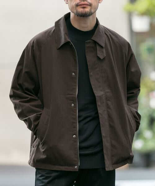 URBAN RESEARCH ROSSO/アーバンリサーチ ロッソ 『XLサイズあり』ピーチツイルショートブルゾン ダークブラウン XL URBAN RESEARCH ROSSO/アーバンリサーチ ロッソ 『XLサイズあり』ピーチツイルショートブルゾン ダークブラウン XL