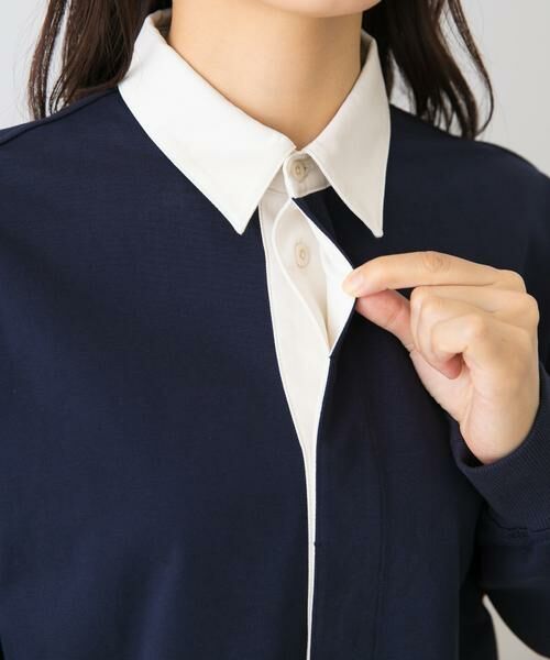 URBAN RESEARCH ROSSO / アーバンリサーチ ロッソ Tシャツ | F by ROSSO　ラガーチュニックプルオーバー | 詳細11