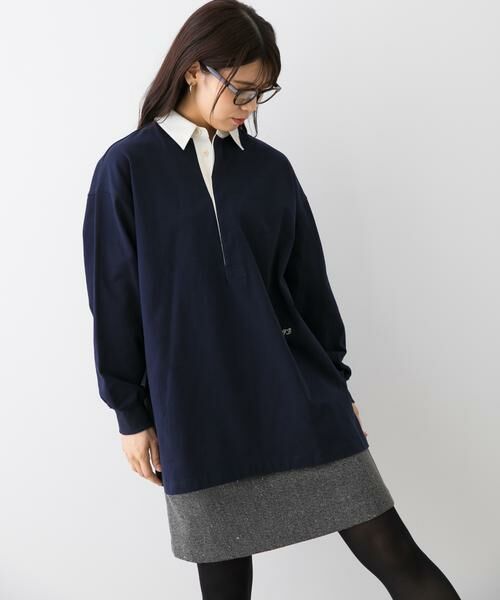 URBAN RESEARCH ROSSO / アーバンリサーチ ロッソ Tシャツ | F by ROSSO　ラガーチュニックプルオーバー | 詳細2