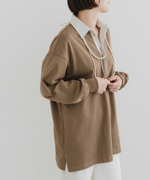 URBAN RESEARCH ROSSO / アーバンリサーチ ロッソ Tシャツ | F by ROSSO　ラガーチュニックプルオーバー | 詳細18