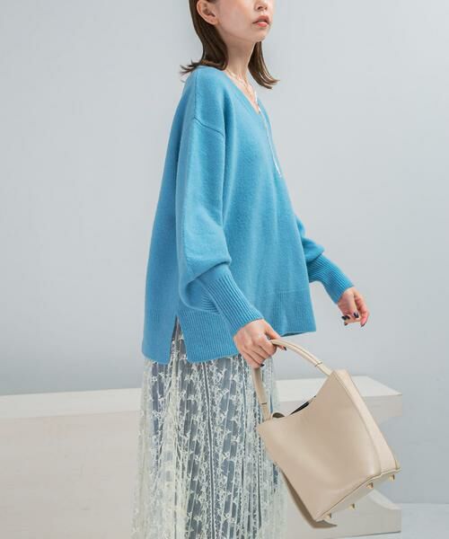 URBAN RESEARCH ROSSO / アーバンリサーチ ロッソ ニット・セーター | ウールカシミヤVネックニットプルオーバー | 詳細1