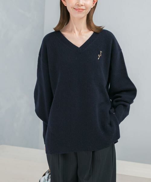 URBAN RESEARCH ROSSO / アーバンリサーチ ロッソ ニット・セーター | ウールカシミヤVネックニットプルオーバー | 詳細9