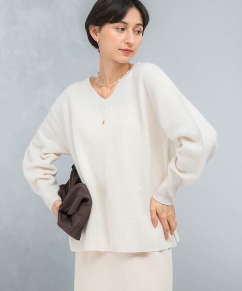 URBAN RESEARCH ROSSO / アーバンリサーチ ロッソ ニット・セーター | ウールカシミヤVネックニットプルオーバー | 詳細29