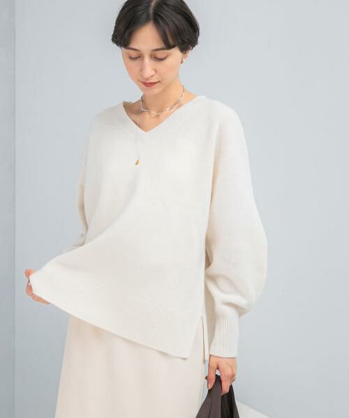 URBAN RESEARCH ROSSO / アーバンリサーチ ロッソ ニット・セーター | ウールカシミヤVネックニットプルオーバー | 詳細30