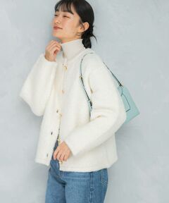 URBAN RESEARCH ROSSO / アーバンリサーチ ロッソ その他アウター | 『WEB/一部店舗限定』ウール混ブークレニットジャケット