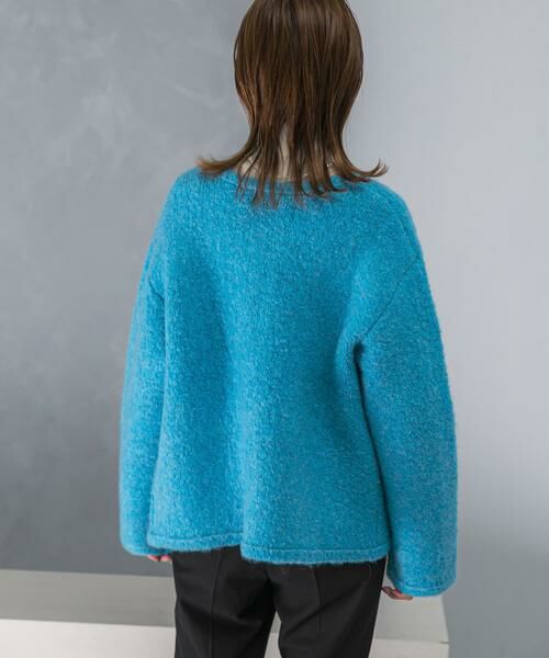 URBAN RESEARCH ROSSO / アーバンリサーチ ロッソ その他アウター | 『WEB/一部店舗限定』ウール混ブークレニットジャケット | 詳細2