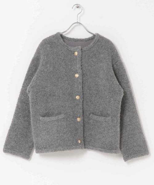 URBAN RESEARCH ROSSO / アーバンリサーチ ロッソ その他アウター | 『WEB/一部店舗限定』ウール混ブークレニットジャケット | 詳細25