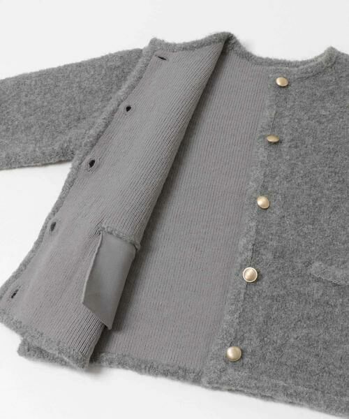 URBAN RESEARCH ROSSO / アーバンリサーチ ロッソ その他アウター | 『WEB/一部店舗限定』ウール混ブークレニットジャケット | 詳細26
