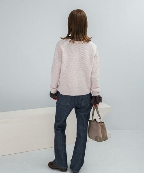 URBAN RESEARCH ROSSO / アーバンリサーチ ロッソ ニット・セーター | ダイヤ柄編ラメミックスニット | 詳細3