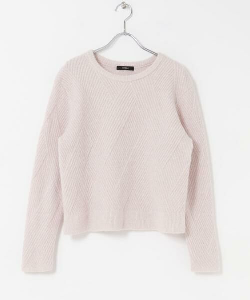 URBAN RESEARCH ROSSO / アーバンリサーチ ロッソ ニット・セーター | ダイヤ柄編ラメミックスニット | 詳細4