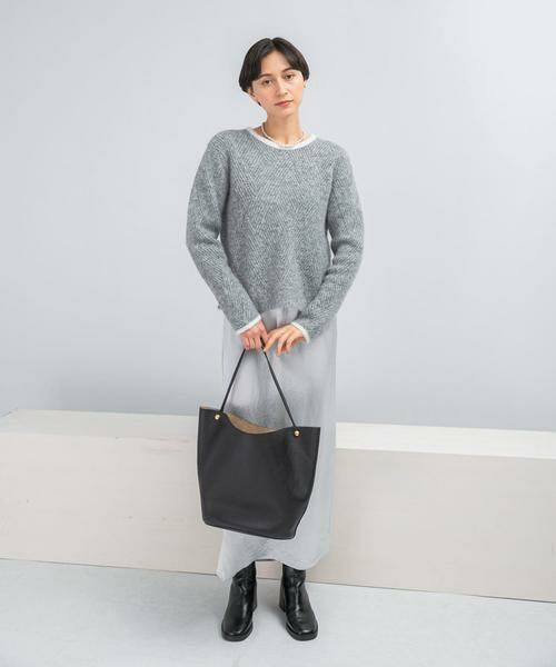 URBAN RESEARCH ROSSO / アーバンリサーチ ロッソ ニット・セーター | ダイヤ柄編ラメミックスニット | 詳細18