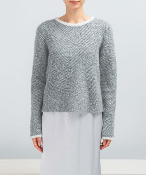 URBAN RESEARCH ROSSO / アーバンリサーチ ロッソ ニット・セーター | ダイヤ柄編ラメミックスニット | 詳細20