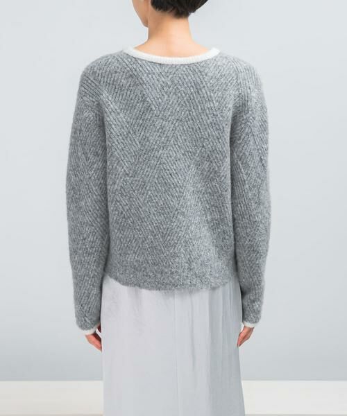 URBAN RESEARCH ROSSO / アーバンリサーチ ロッソ ニット・セーター | ダイヤ柄編ラメミックスニット | 詳細22