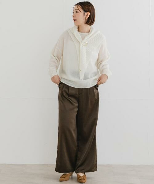 URBAN RESEARCH ROSSO / アーバンリサーチ ロッソ ニット・セーター | F by ROSSO　ヘアリーニットプルオーバー+ニットスカーフ | 詳細3