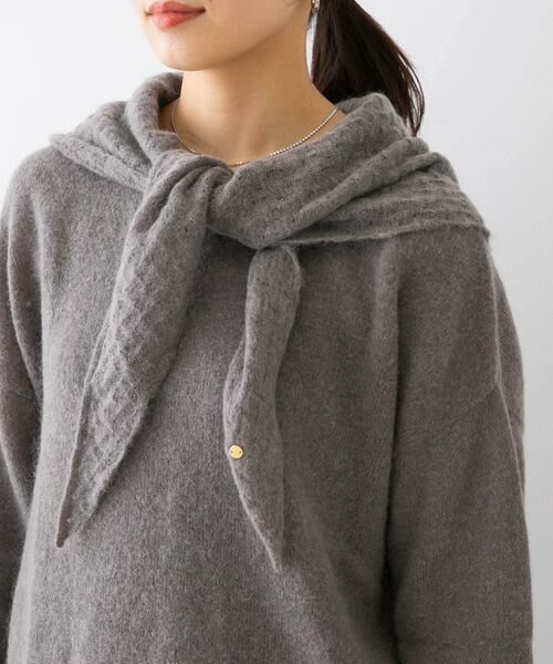 URBAN RESEARCH ROSSO / アーバンリサーチ ロッソ ニット・セーター | F by ROSSO　ヘアリーニットプルオーバー+ニットスカーフ | 詳細19