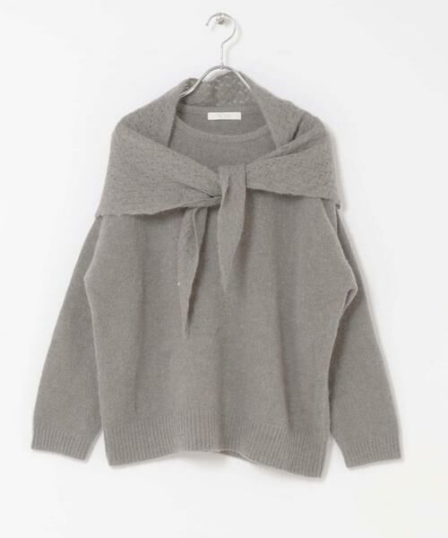 URBAN RESEARCH ROSSO / アーバンリサーチ ロッソ ニット・セーター | F by ROSSO　ヘアリーニットプルオーバー+ニットスカーフ | 詳細21