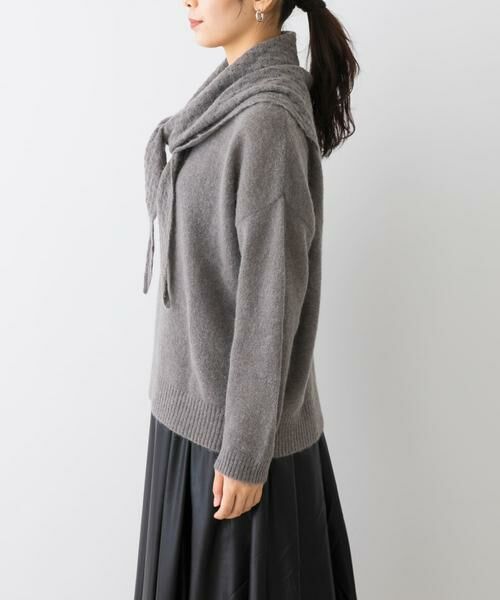 URBAN RESEARCH ROSSO / アーバンリサーチ ロッソ ニット・セーター | F by ROSSO　ヘアリーニットプルオーバー+ニットスカーフ | 詳細17