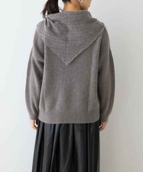 URBAN RESEARCH ROSSO / アーバンリサーチ ロッソ ニット・セーター | F by ROSSO　ヘアリーニットプルオーバー+ニットスカーフ | 詳細18