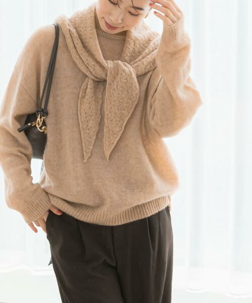 URBAN RESEARCH ROSSO / アーバンリサーチ ロッソ ニット・セーター | F by ROSSO　ヘアリーニットプルオーバー+ニットスカーフ | 詳細28