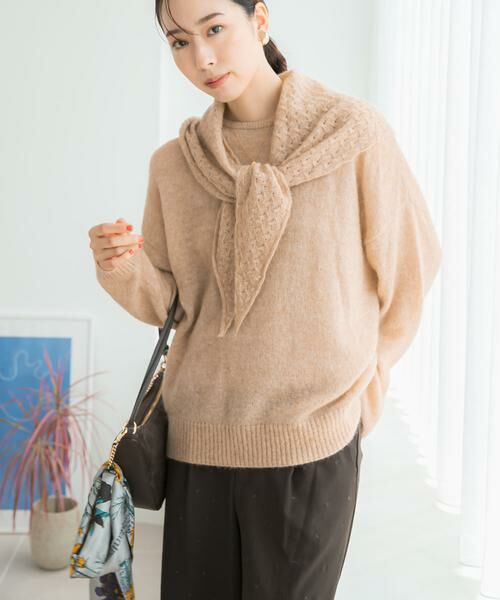 URBAN RESEARCH ROSSO / アーバンリサーチ ロッソ ニット・セーター | F by ROSSO　ヘアリーニットプルオーバー+ニットスカーフ | 詳細29