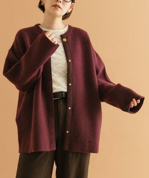 URBAN RESEARCH ROSSO / アーバンリサーチ ロッソ その他アウター | F by ROSSO　ハミルトン接結ニットコート | 詳細1