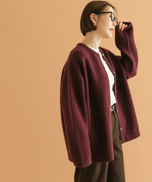 URBAN RESEARCH ROSSO / アーバンリサーチ ロッソ その他アウター | F by ROSSO　ハミルトン接結ニットコート | 詳細4