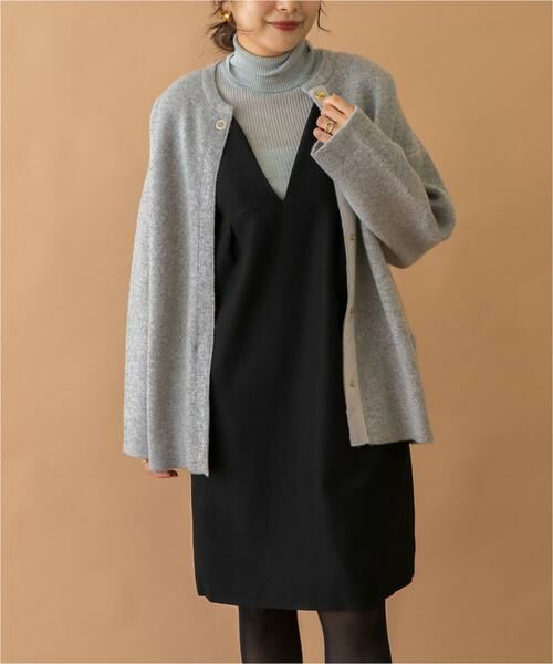 URBAN RESEARCH ROSSO / アーバンリサーチ ロッソ その他アウター | F by ROSSO　ハミルトン接結ニットコート | 詳細15