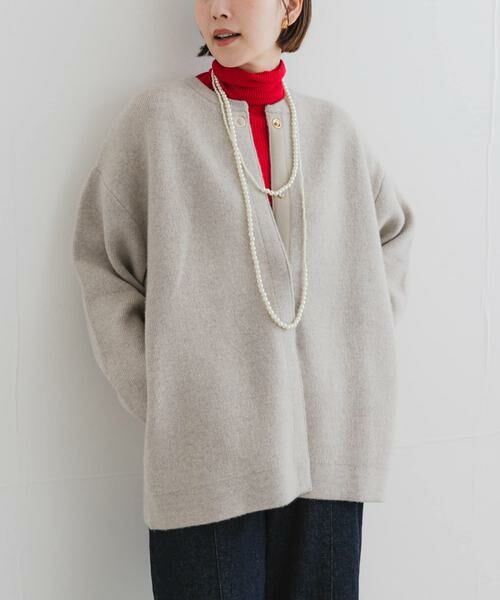 URBAN RESEARCH ROSSO / アーバンリサーチ ロッソ その他アウター | F by ROSSO　ハミルトン接結ニットコート | 詳細23